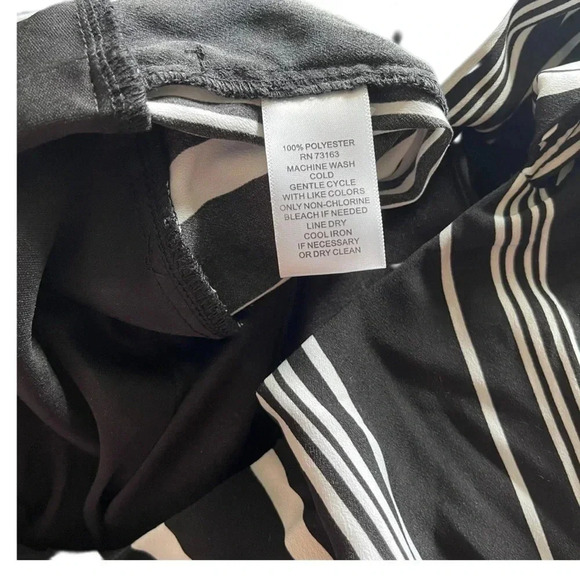 Spense Sleeveless Black and White Jumpsuit with Tied Waist Women’s 8 - Picture 11 of 12